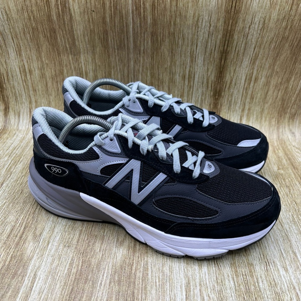 New Balance 990v6 Women's Size 11 D Wide Black Grey Made in USA W990BK6